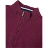 DG'S DRIFTER 1/2 ZIP SWEATSHIRT - BURGUNDY