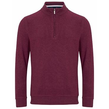 DG'S DRIFTER 1/2 ZIP SWEATSHIRT - BURGUNDY
