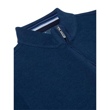 DG'S DRIFTER 1/2 ZIP SWEATSHIRT - BLUE