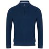 DG'S DRIFTER 1/2 ZIP SWEATSHIRT - BLUE