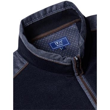 DG'S DRIFTER 1/2 ZIP SWEATSHIRT - BLACK