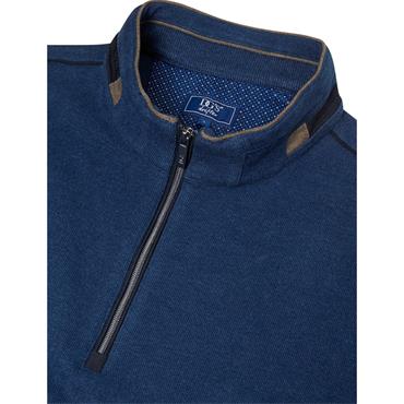 DG'S DRIFTER 1/2 ZIP SWEATSHIRT - BLUE