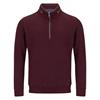 DG'S DRIFTER 1/2 ZIP SWEATSHIRT - BURGUNDY