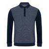 DG'S DRIFTER LONG SLEEVE POLO SHIRT - NAVY