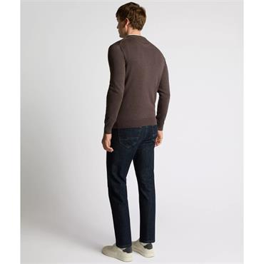 REMUS UOMO CREW NECK SWEATER - BURGUNDY