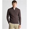 REMUS UOMO 1/2 ZIP SWEATER - BURGUNDY