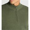 REMUS UOMO 1/2 ZIP SWEATER - GREEN