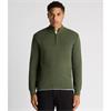 REMUS UOMO 1/2 ZIP SWEATER - GREEN