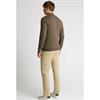 REMUS UOMO LS POLO SWEATER - BROWN