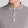 REMUS UOMO LS POLO SWEATER - GREY