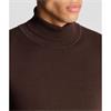 REMUS UOMO ROLL NECK SWEATER - BURGUNDY