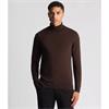 REMUS UOMO ROLL NECK SWEATER - BURGUNDY