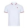 REMUS UOMO TIPPED POLO SHIRT - WHITE