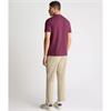 REMUS UOMO JERSEY SLUB T-SHIRT - BURGUNDY