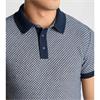 REMUS UOMO KNIT POLO SHIRT - NAVY