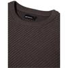 REMUS UOMO DIAGONAL DESIGN SWEATER - BROWN