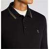 REMUS UOMO LS POLO SHIRT - BLACK