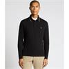 REMUS UOMO LS POLO SHIRT - BLACK