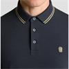 REMUS UOMO LS POLO SHIRT - BLUE