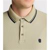 REMUS UOMO LS POLO SHIRT - BEIGE