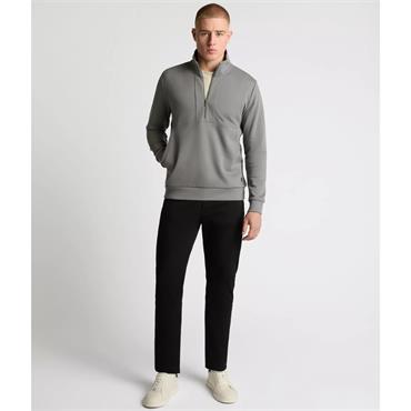 REMUS UOMO 1/2 ZIP SWEATSHIRT - GREY