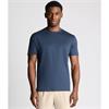 REMUS UOMO CREW NECK STRETCH T-SHIRT - NAVY