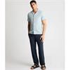 REMUS UOMO CUBAN SHORT SLEEVE SHIRT - BLUE