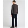 REMUS UOMO TWO-TONE KNIT SWEATER - BROWN
