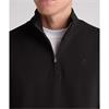 REMUS UOMO 1/2 ZIP SWEATSHIRT - BLACK