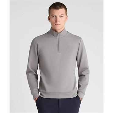 REMUS UOMO 1/2 ZIP SWEATSHIRT - GREY