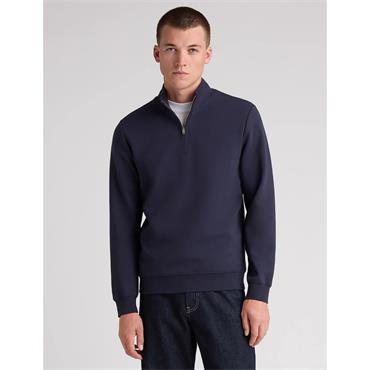 REMUS UOMO 1/2 ZIP SWEATSHIRT - NAVY