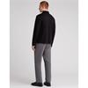 REMUS UOMO LONG SLEEVE POLO SHIRT - BLACK
