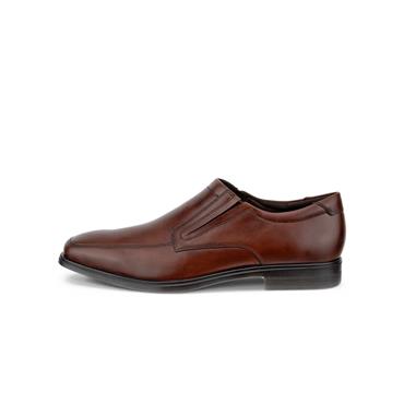 ECCO MELBOURNE SLIP-ON SHOE - BROWN