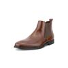 ECCO MELBOURNE LEATHER CHELSEA BOOT - BROWN