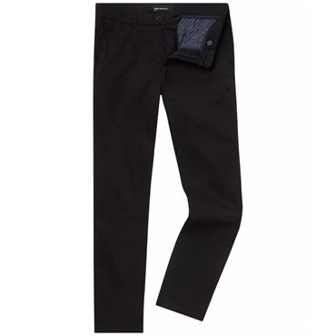 REMUS UOMO EMILIO SLIM CHINO - BLACK