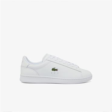 LACOSTE CARNABY SET LEATHER SNEAKERS - WHITE