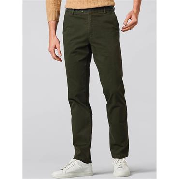MEYER ROMA COMFORT FIT STRETCH CHINO - GREEN