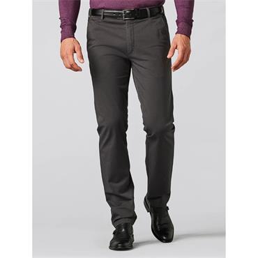 MEYER ROMA COMFORT FIT STRETCH CHINO - GREY