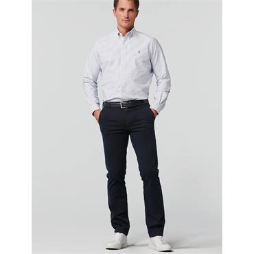 MEYER ROMA COMFORT FIT STRETCH CHINO - NAVY