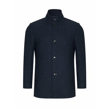 DANIEL GRAHAME WATSON OVERCOAT - DARK BLUE
