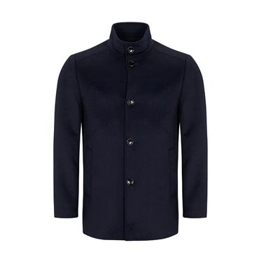 DANIEL GRAHAME WATSON OVERCOAT - NAVY