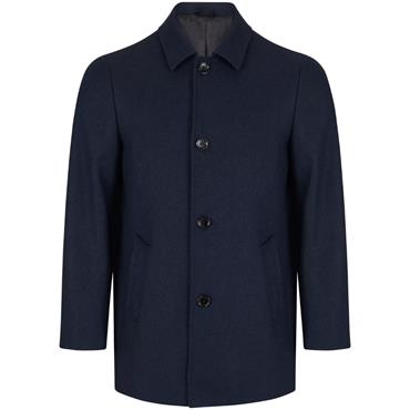 DANIEL GRAHAME BALES OVERCOAT - NAVY