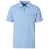 CASA MODA TIPPED POLO SHIRT - BLUE