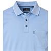 CASA MODA TIPPED POLO SHIRT - BLUE