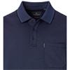 CASA MODA TIPPED POLO SHIRT - NAVY