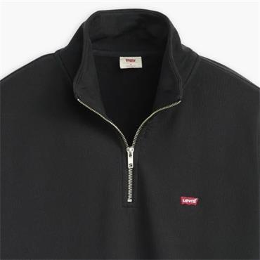 LEVI'S ORIGINAL HM 1/4 ZIP - BLACK