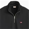 LEVI'S ORIGINAL HM 1/4 ZIP - BLACK