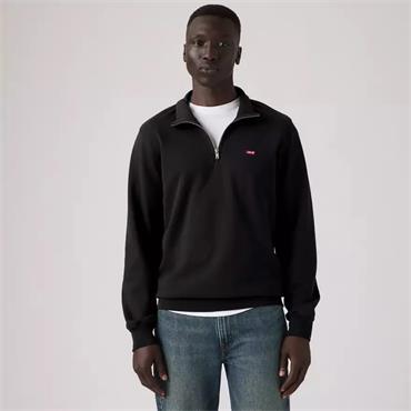 LEVI'S ORIGINAL HM 1/4 ZIP - BLACK