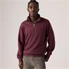 LEVI'S ORIGINAL HM 1/4 ZIP - BURGUNDY