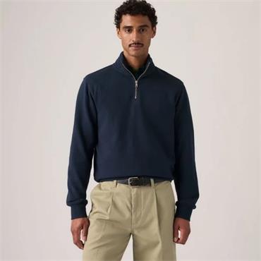 LEVI'S ORIGINAL HM 1/4 ZIP - NAVY